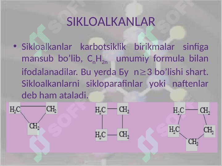 Karbosiklik birikmalar. Aromatik uglevodorodlar. 5