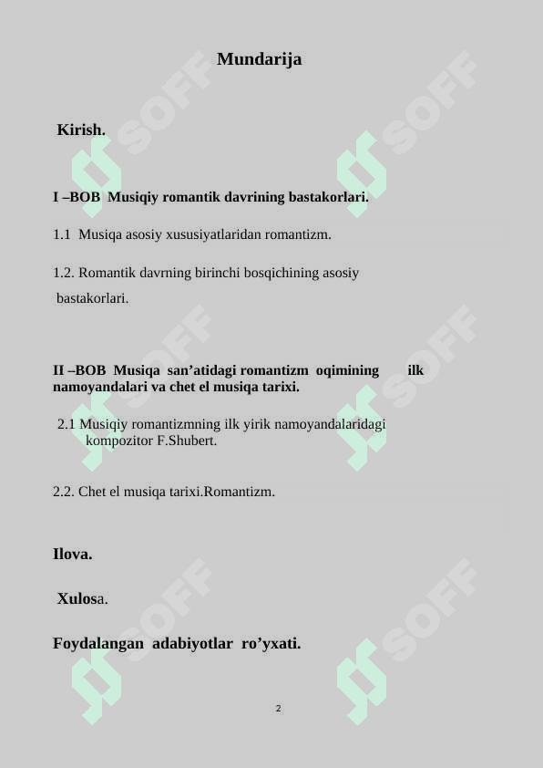Musiqiy romantizm 2
