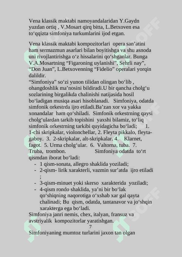 V.A.Mosartning simfonik  ijodiyoti 8