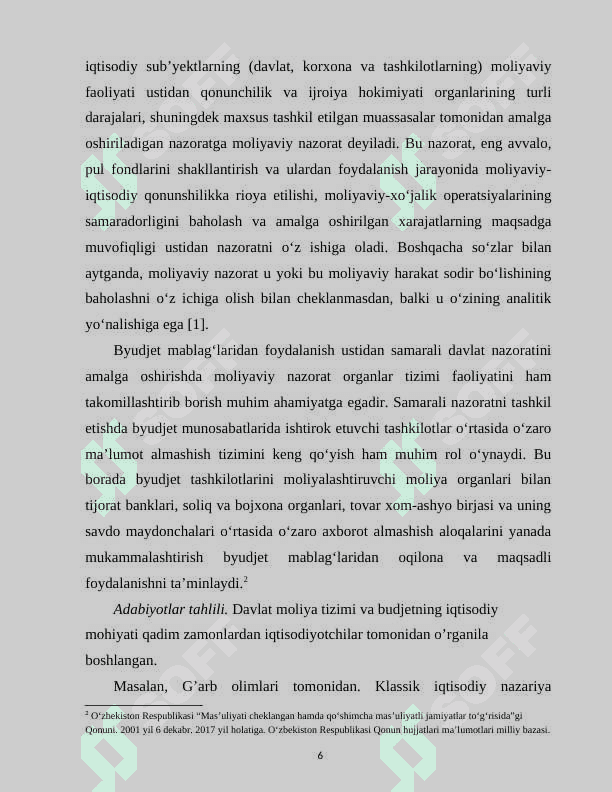 BYUDJETDAN MOLIYALASHTIRISH TIZIMI 6