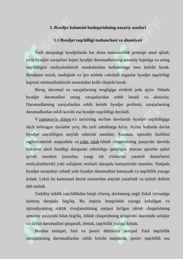 Byudjet taqchilligi va uni moliyalashtirish manbalari 4