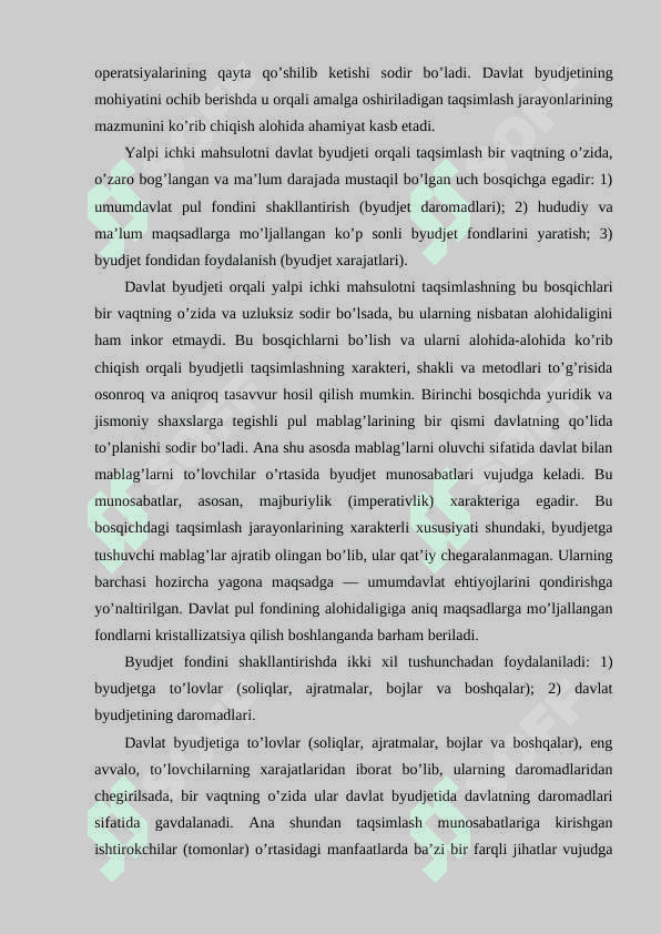 DAVLAT BYUDJETINING MOHIYATI VA AHAMIYATI SOLIQLARNING FUNKSIYALARI VA ULARNING TAKOMILLASHTIRISH YO‘LLARI 3