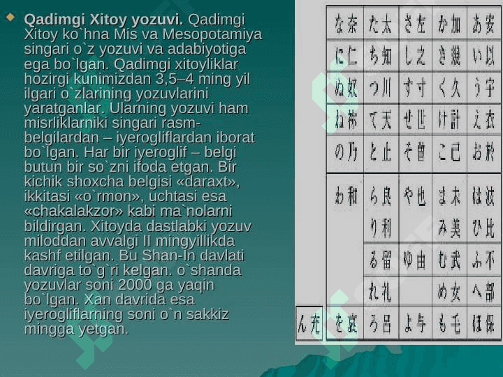 Qadimgi Xitoy madaniyati 2