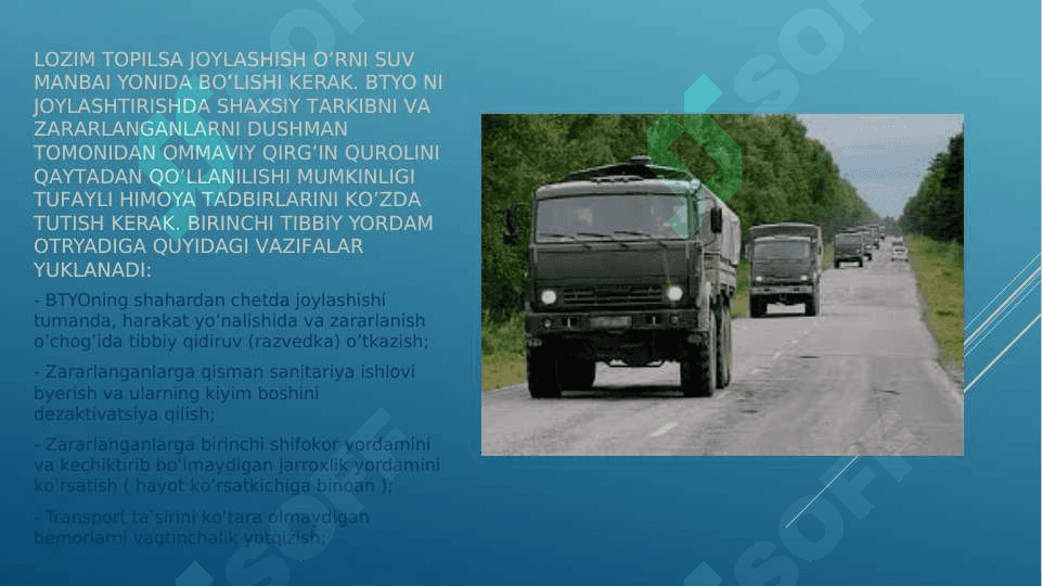 SHIKASTLANISH O’CHOQLARIDA DASTLABKI SHIFOKOR YORDAMINI TASHKIL QILISH. 7