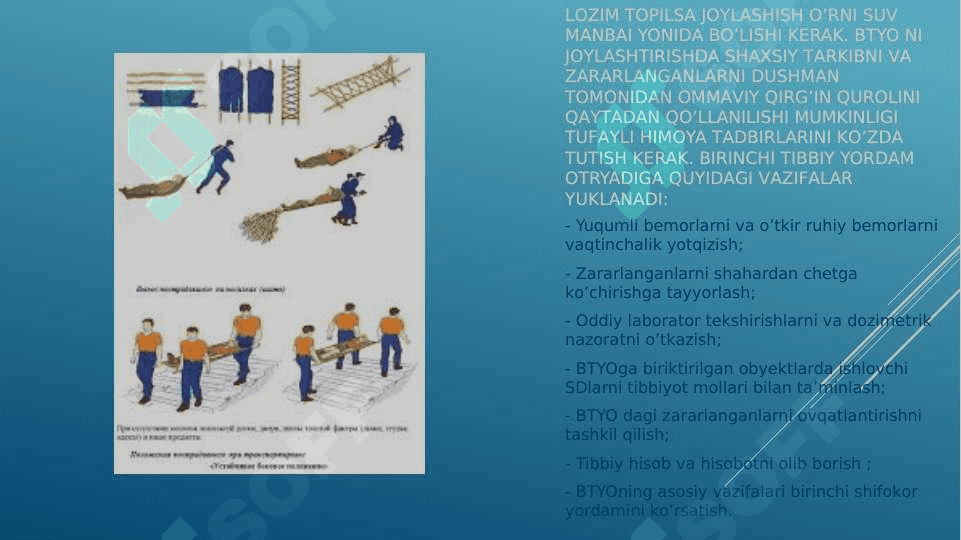 SHIKASTLANISH O’CHOQLARIDA DASTLABKI SHIFOKOR YORDAMINI TASHKIL QILISH. 8