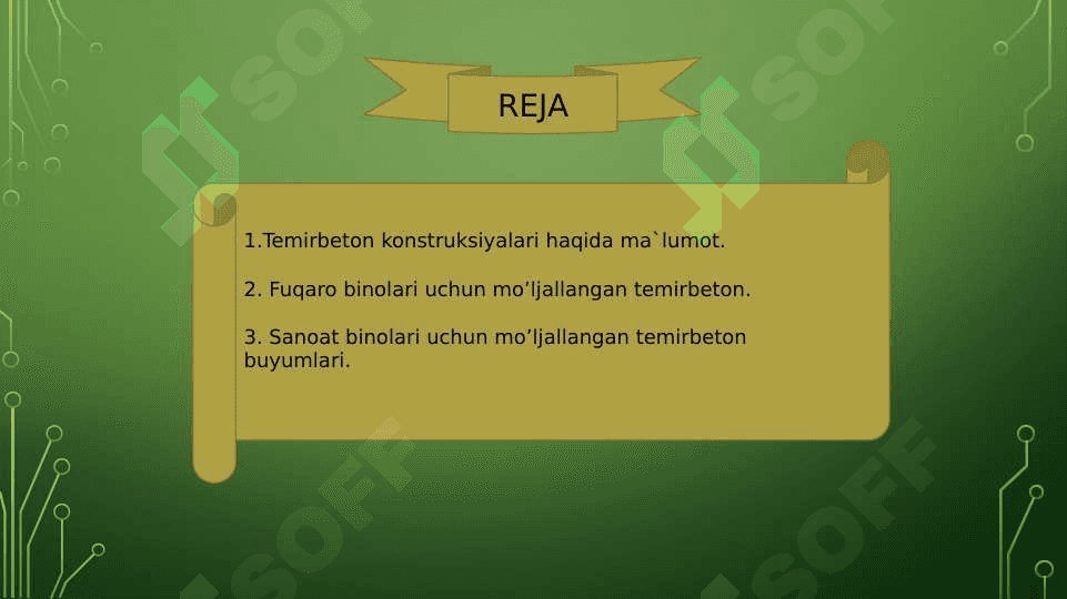 Temirbeton konstruksiyalarining ishlatilishi 2