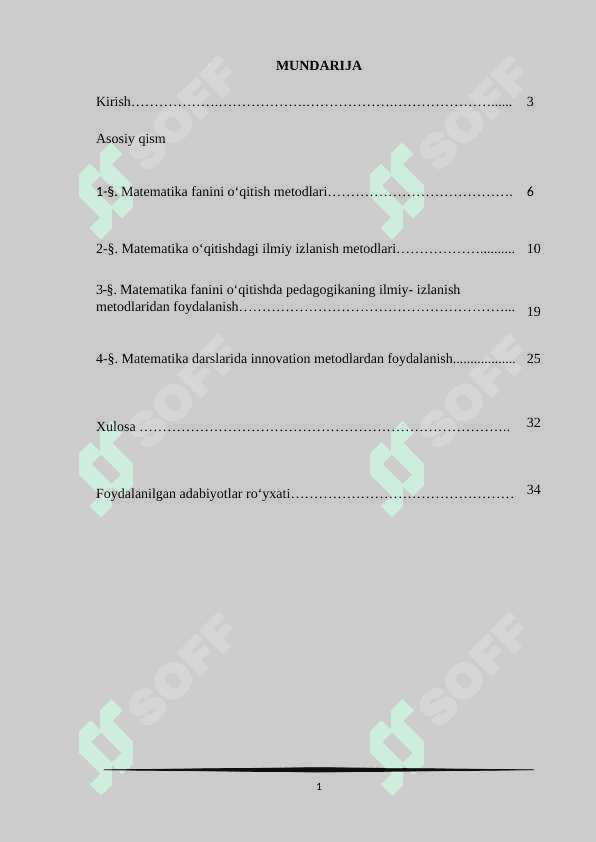 MATEMATIKA O‘QITISHDA ILMIY IZLANISH METODLARIDAN FOYDALANISH 2