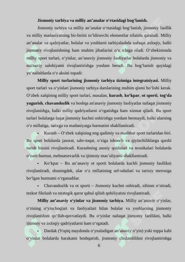 Maktabgacha ta’lim tashkilotida jismoniy tarbiyani tashkil etishda milliy qadriyatlardan foydalanish 5