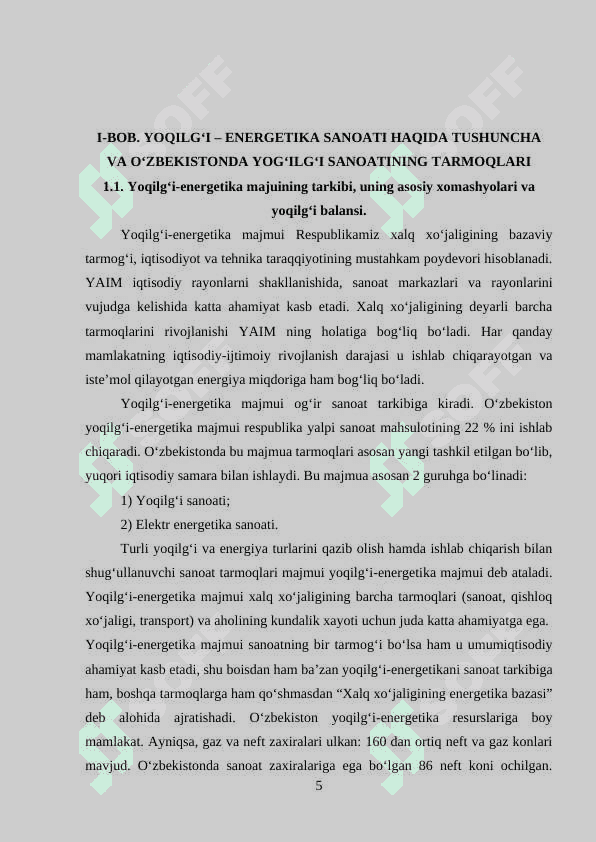 Yoqilg‘i energetika sanoati 5