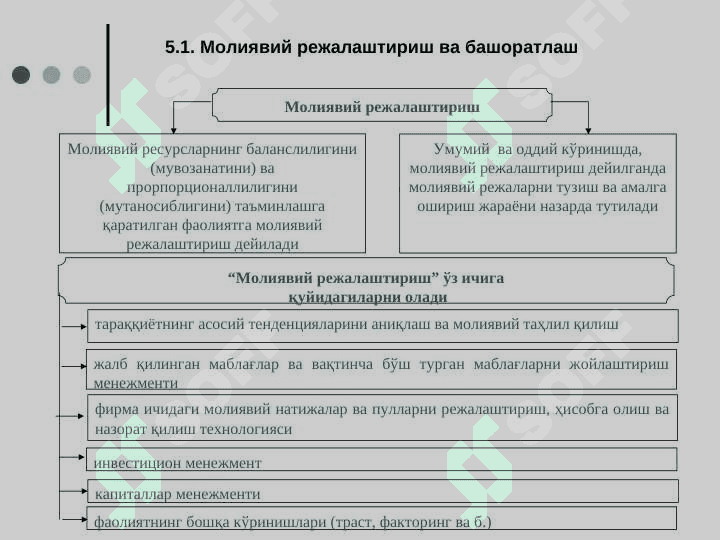 МОЛИЯВИЙ РЕЖАЛАШТИРИШ ВА ТАРТИБГА СОЛИШ  || Moliyaviy rejalashtirish va tartibga solish 2