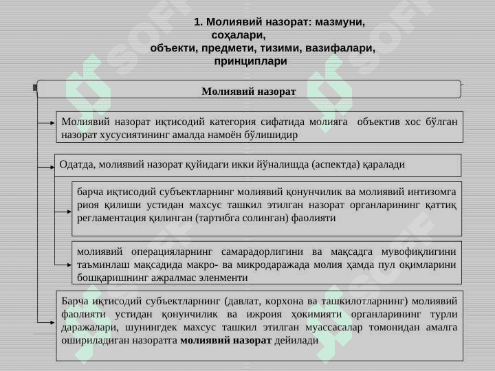 МОЛИЯВИЙ НАЗОРАТ || Moliyaviy nazorat 2