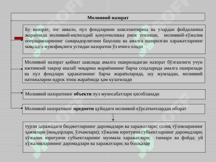 МОЛИЯВИЙ НАЗОРАТ || Moliyaviy nazorat 4