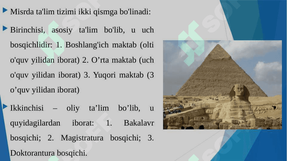 Sharqning eng qadimgi sivilizatsiya mamlakatlari (Qadimgi Misr Hindiston Xitoy) da taʼlim tarbiya 4