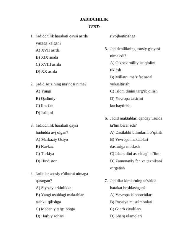 JADIDCHILIK 1