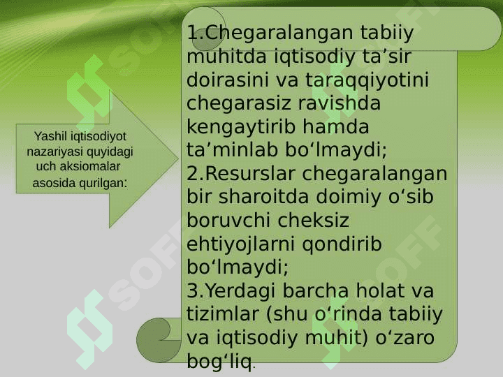“Yashil iqtisodiyot” uchun inson kapitalini rivojlantirish 5