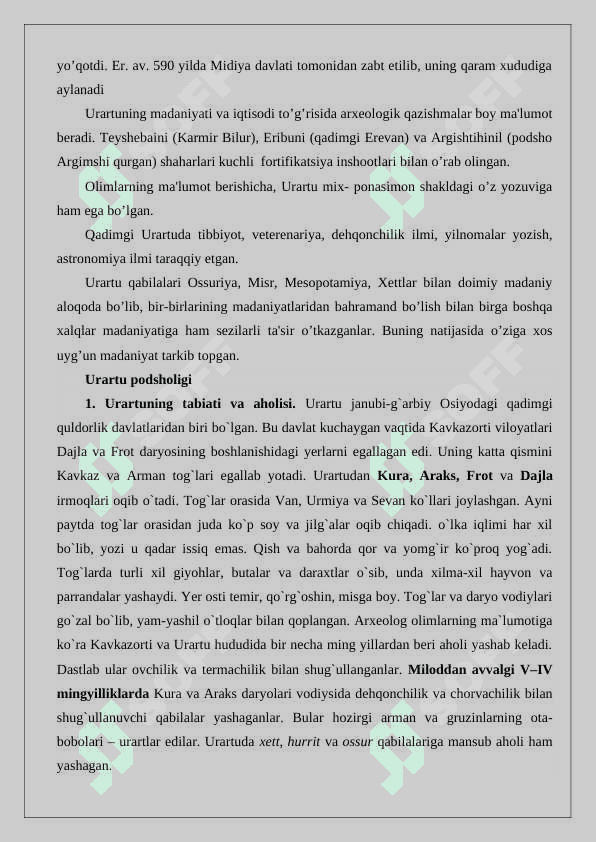 Qadimgi Urartu  24 8