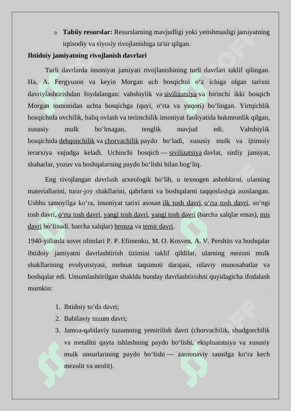 Qadimgi jamiyatlarning o‘xshash va va farqli jihatlarini asoslab berish 24 5