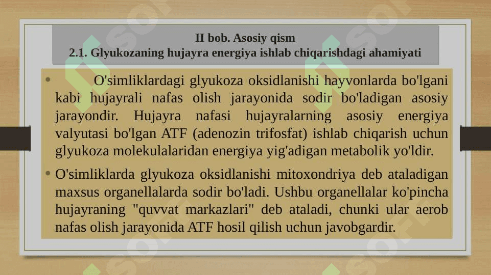 Glukozaning pentozamonofasfat yo’li bilan oksidlanishi va uning mohiyati 7