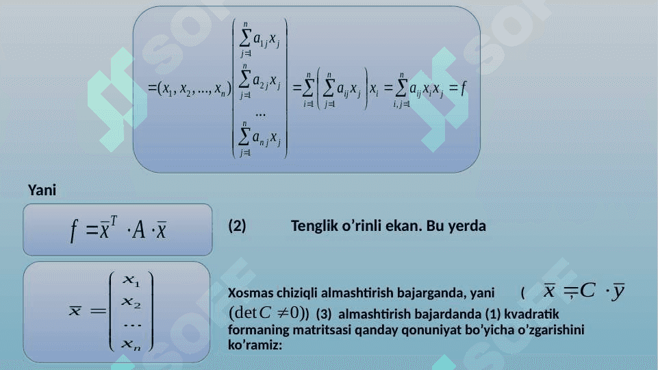 KVADRATIK FORMULALAR 4