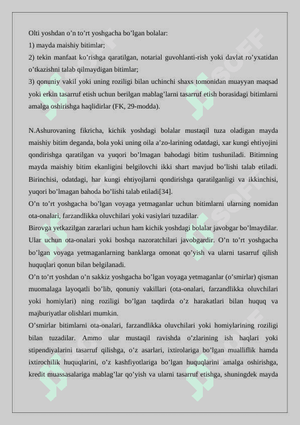 O'zbekiston Respublikasi fuqarolari huquq va majburiyatlari 24 6