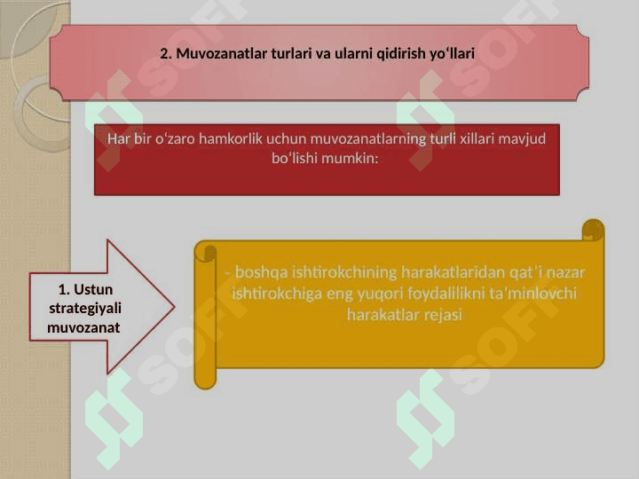 Oʻyinlar nazariyasi va oʻzaro hamkorliklarni modellashtirish 8
