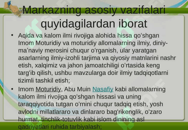 Imom Motrudiy xalqaro ilmiy tadqiqot markazi  24 6