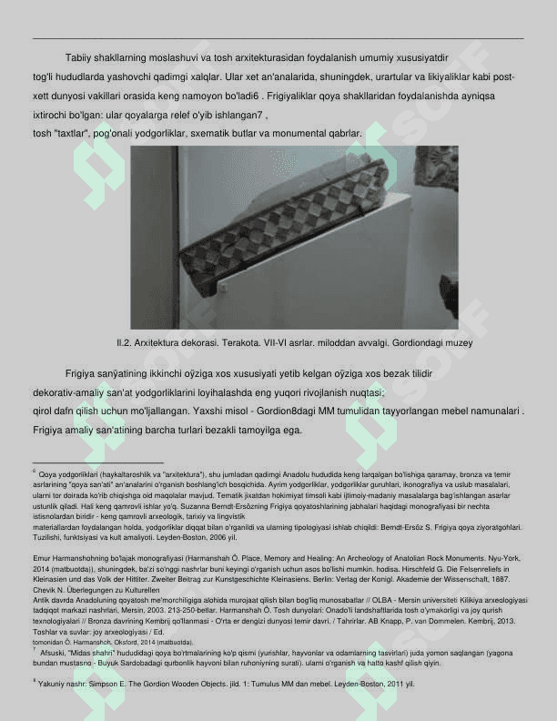 Qadimgi Frigiya tarixiga oid arxeologik tadqiqotlar 24 3