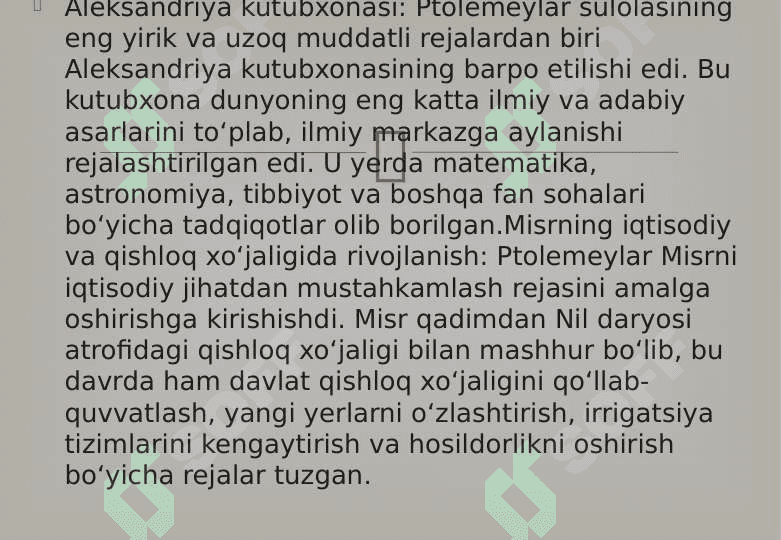 So'ngi podsholik davrida Misr  24 8