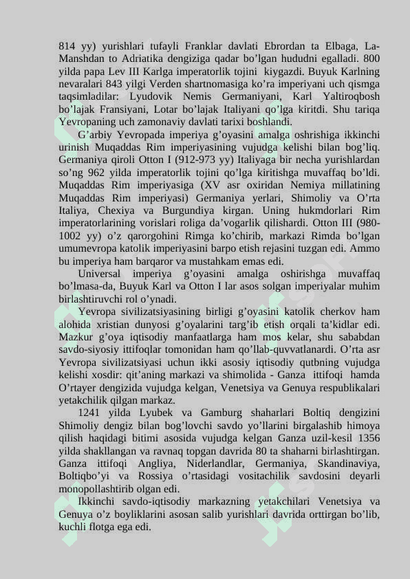 G’arb sivilizatsiyasi 2 2
