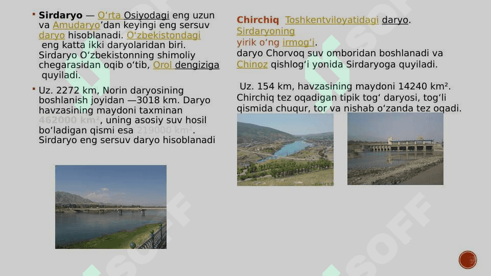 O’zbekistondagi yirik daryolar va ularning ahamiyati 4