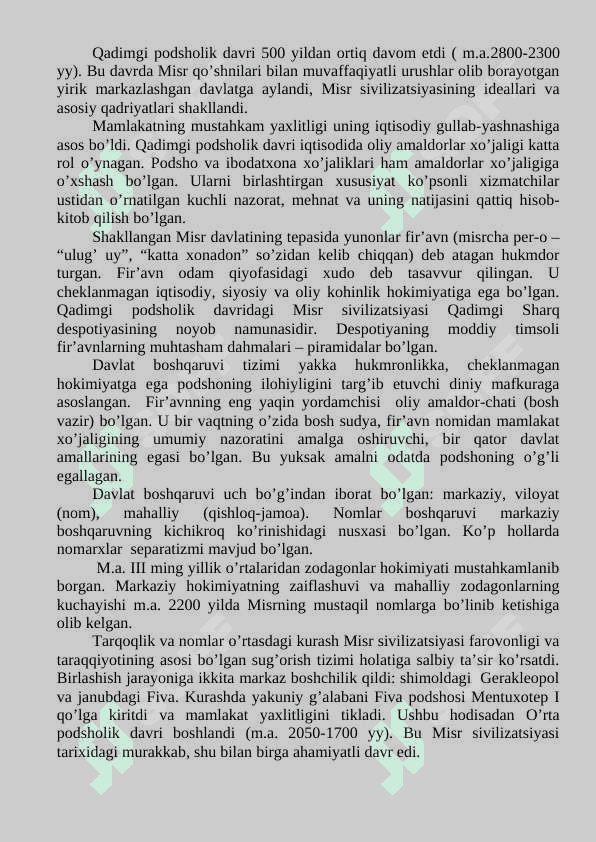 Qadimgi Misr sivilizatsiyasi 24 4