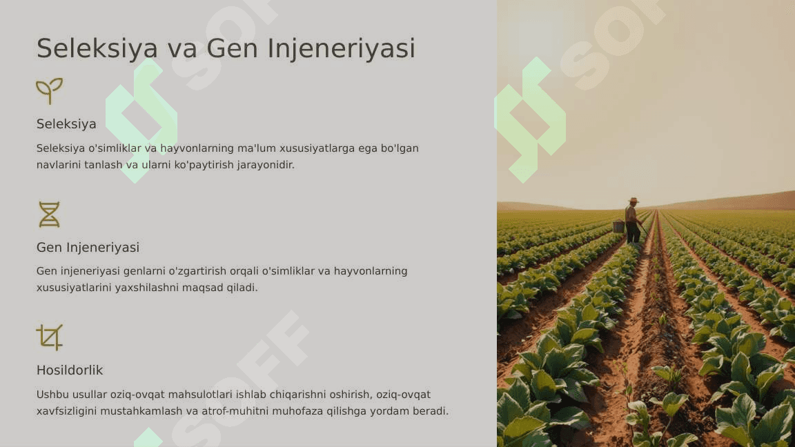 Genetika va biotexnalogiya 4