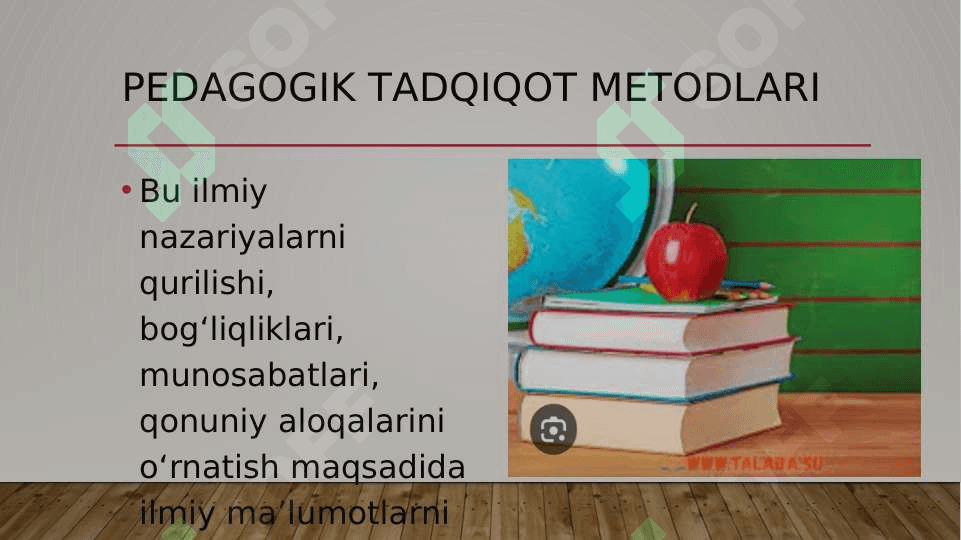 Pedagogika fanining ilmiy tadqiqot metodlari 3