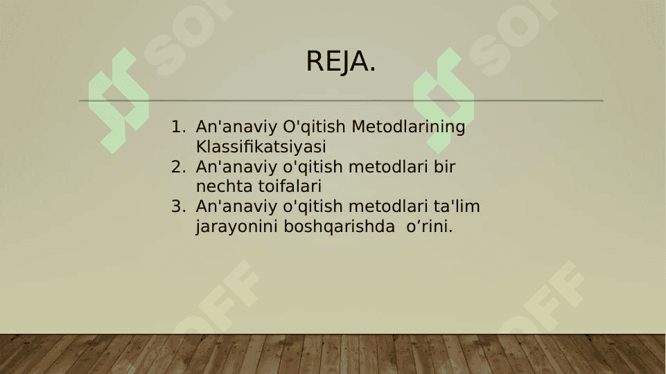 An'anaviy O'qitish Metodlari Klassifikatsiyasi 2