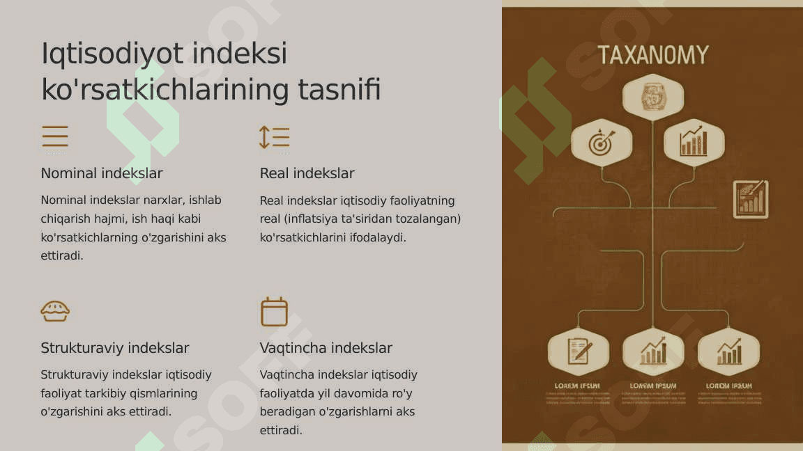 Zamonaviy iqtisodiy o'sish modellari va iqtisodiyot indeksi ko'rsatkichlari tizimi 6