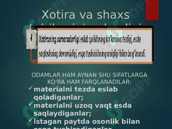 KASBIY FAOLIYATDA  XOTIRA,  XAYOL VA TAFAKKURNING IJTIMOIY MOHIYATI. 4