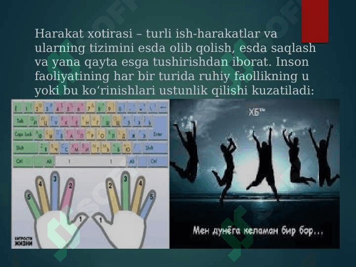 KASBIY FAOLIYATDA  XOTIRA,  XAYOL VA TAFAKKURNING IJTIMOIY MOHIYATI. 7