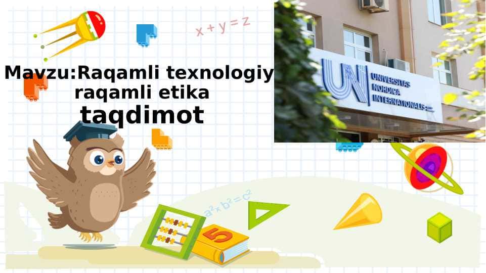 Raqamli texnologiya raqamli etika