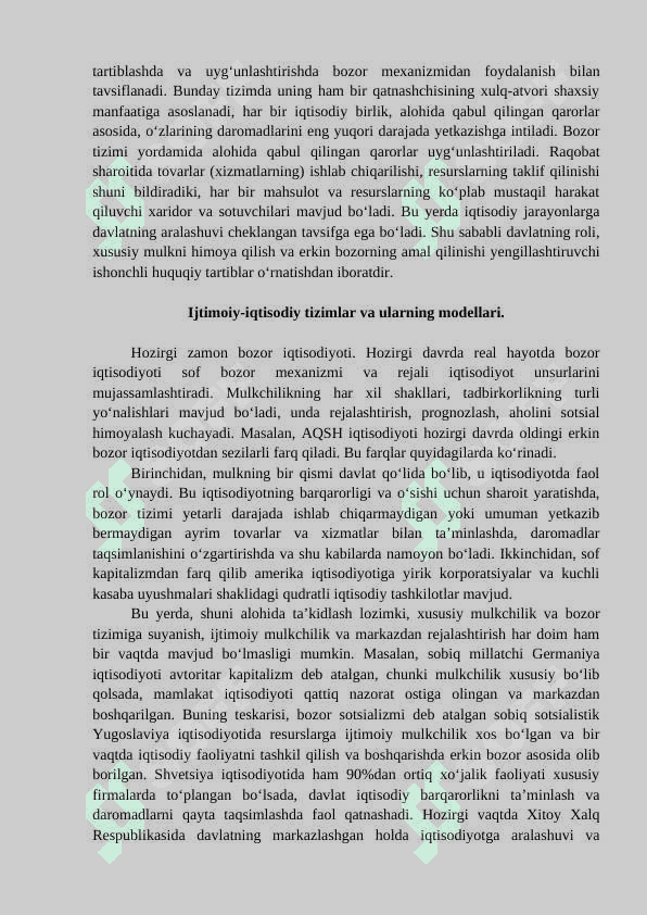 Iqtisodiy tizimlar va mulkchilik 4