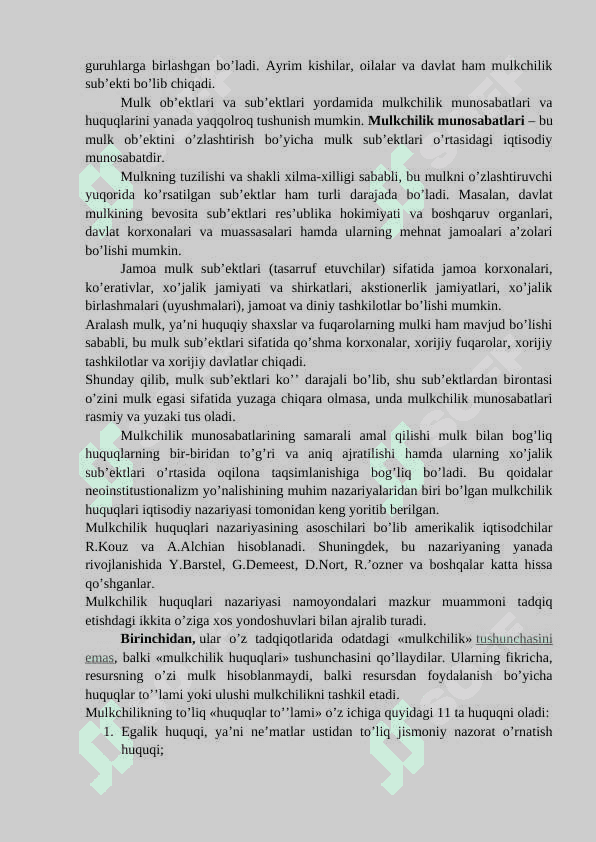 Iqtisodiy tizimlar va mulkchilik 7