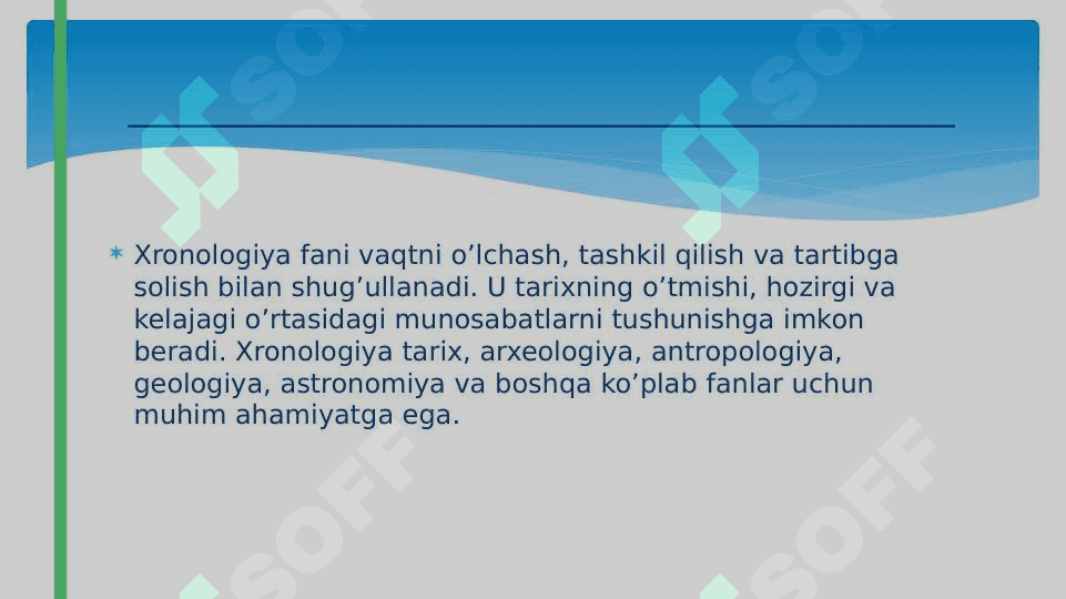 Xronologiya fani haqida taqdimot tayyorlash 5