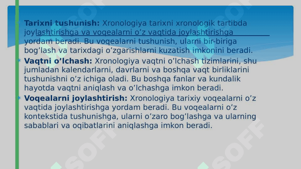 Xronologiya fani haqida taqdimot tayyorlash 6