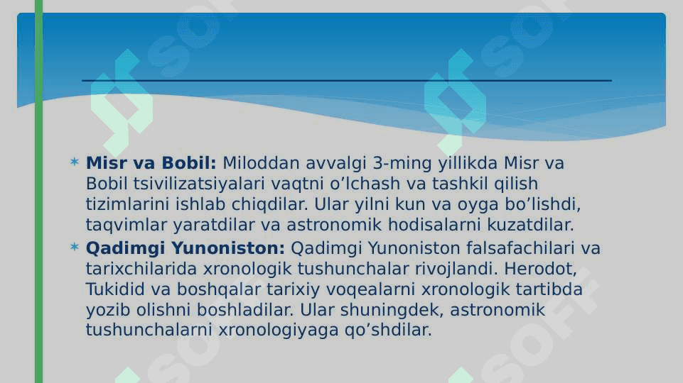 Xronologiya fani haqida taqdimot tayyorlash 8