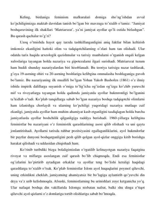 Feminizm 1
