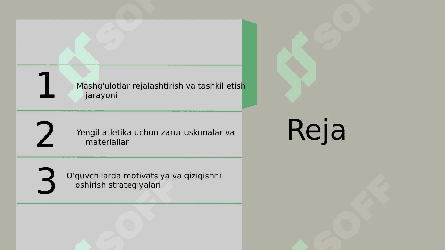Ta'lim muassasalarida yengil atletika mashg'ulotlarini tashkil qilish va o'tkazish 3