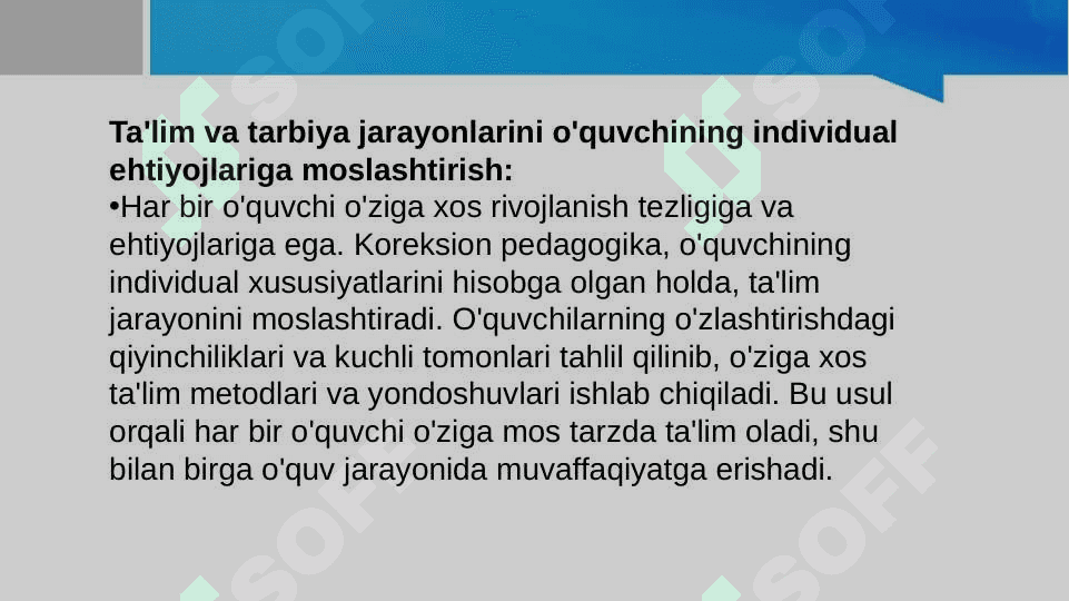 Koreksion pedagogika pedagogika fanining tarmog’i sifatida 8