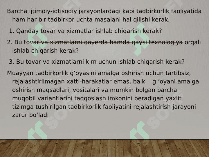 Turizm korxonalarida biznes rejalashtirish 3