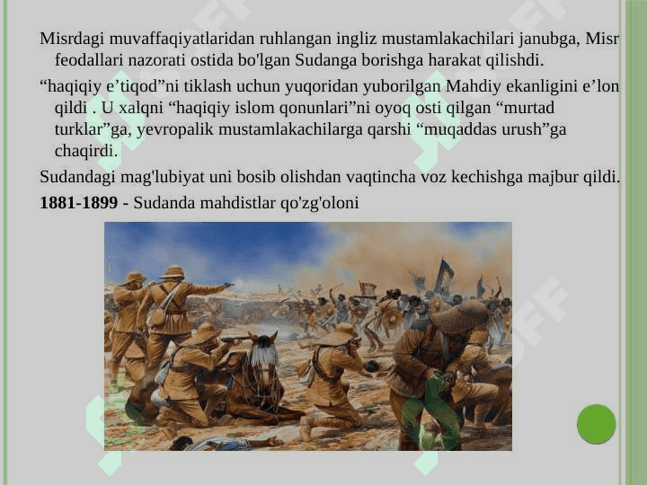 Buyuk Brianiyaning Afrikadagi mustamlakachilik siyosati 8
