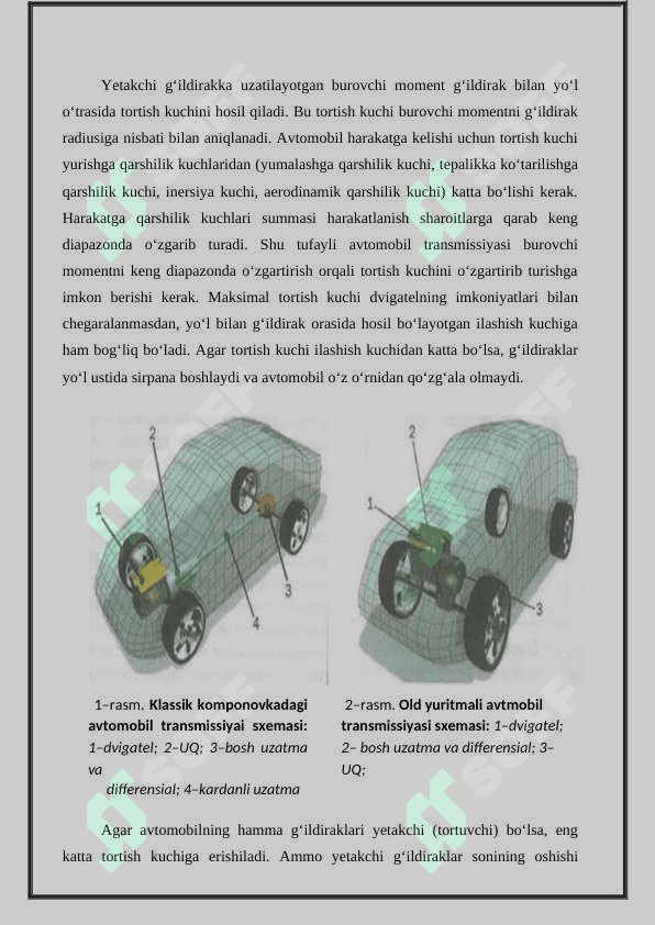 AVTOMOBIL TRANSMISSIYA 4