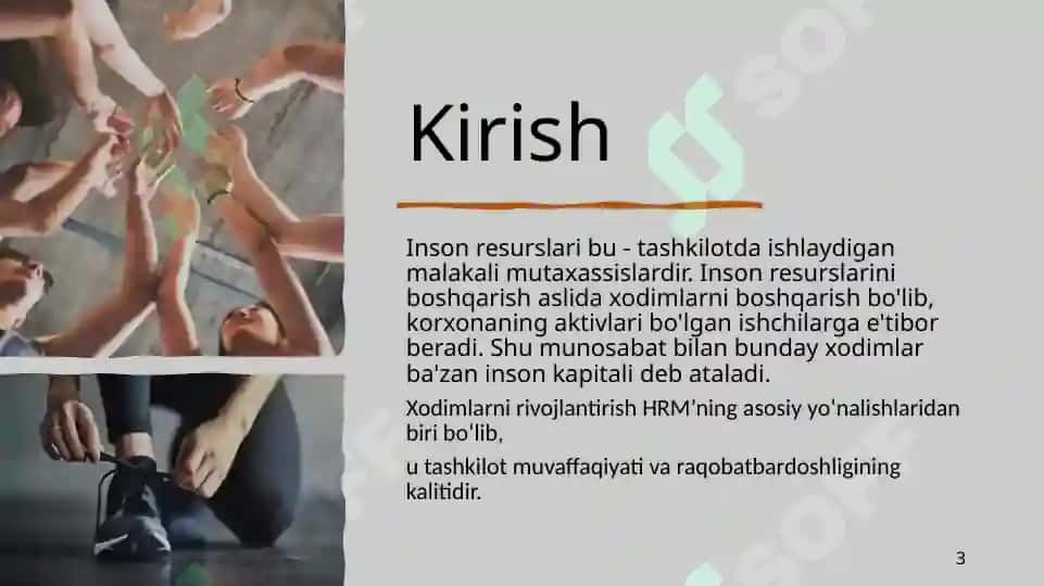 Insonresurslarini boshqarishda xodimlarni o'qitish va rivojlantirish 3